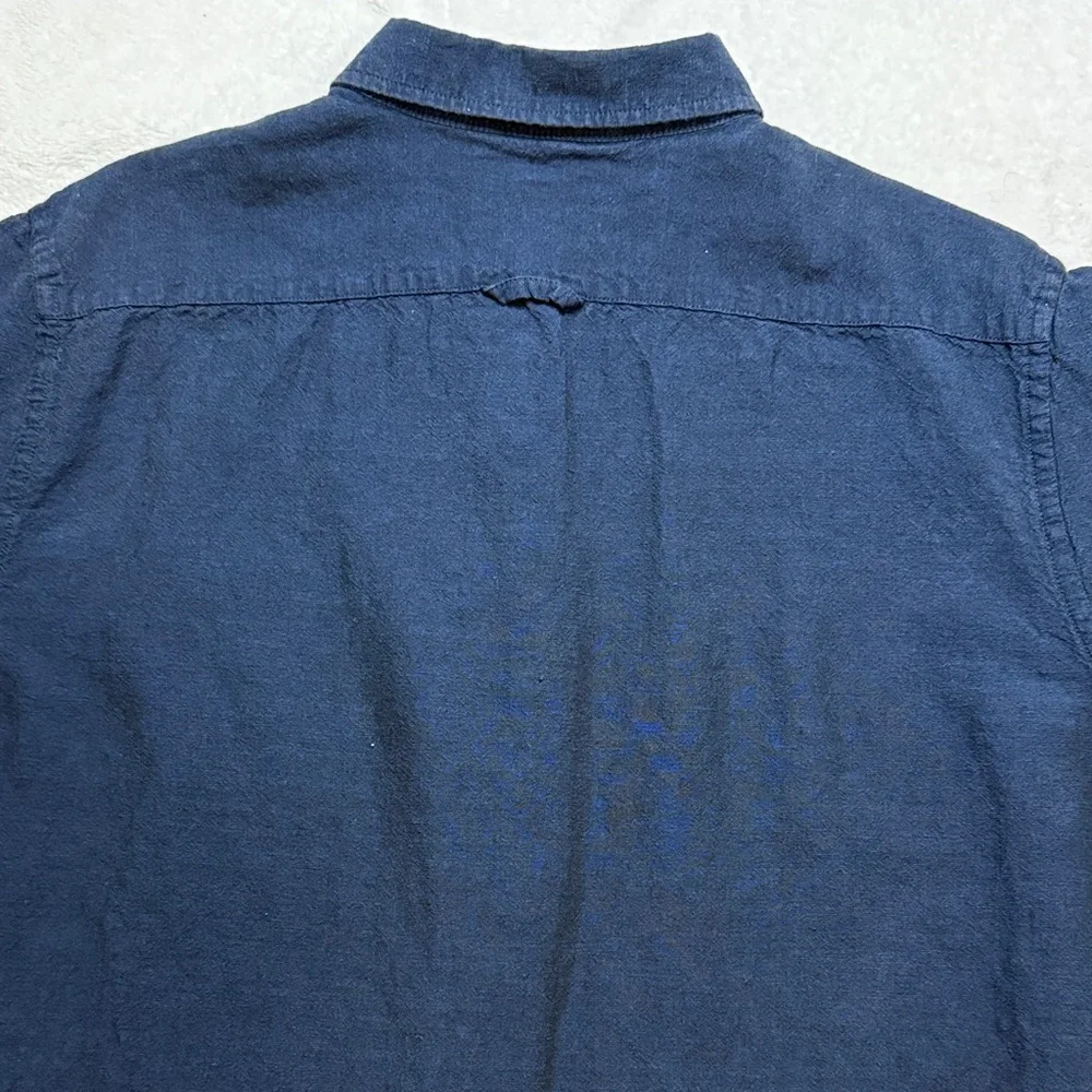 Banana Republic Dark Blue Casual Button-Down Shirt